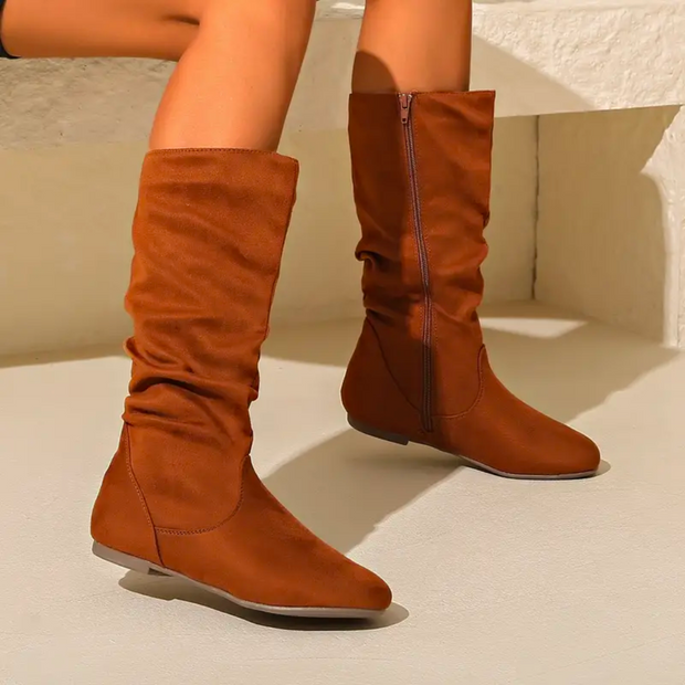 Nicole - Casual Suede Boots