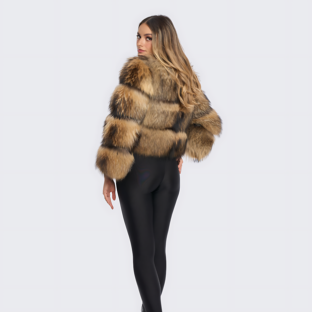 Serena – Luxurious Copped Fur Coat