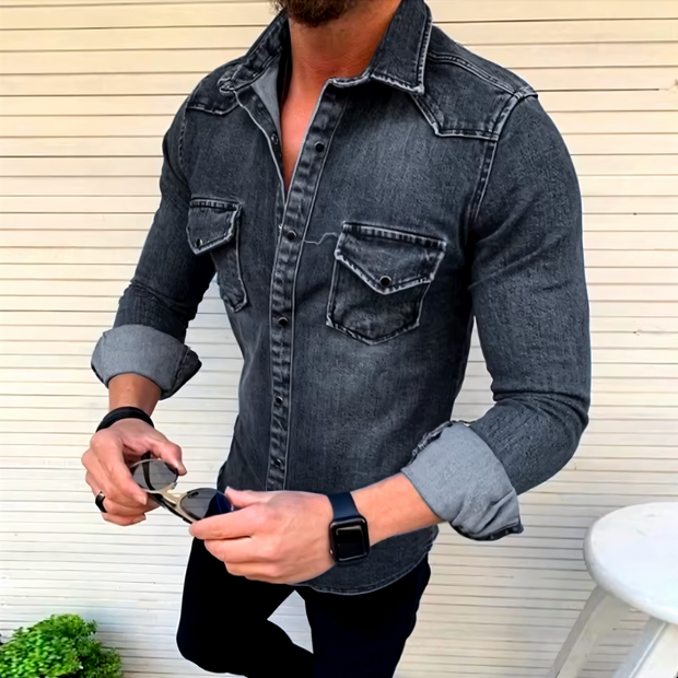 Koen - Stylish Denim Shirt