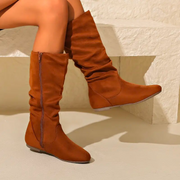 Nicole - Casual Suede Boots