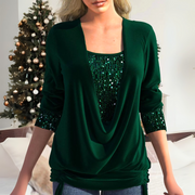 Danuta - Elegant Sequin Top