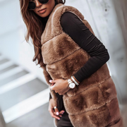 Calista - Long Winter Coat Vest