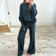 Ana - Elegant Knitted Jumper & Trouser Set