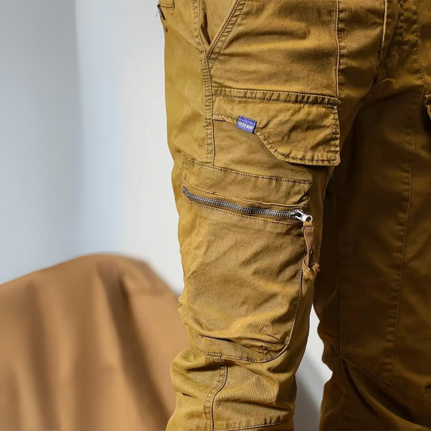 Tony - Slim-Fit Men's Cargo Trousers