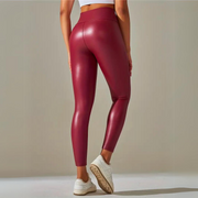 Natalie - Casual Leather Women's Leggings