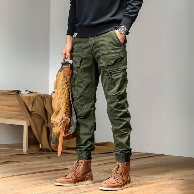 Tony - Slim-Fit Men's Cargo Trousers