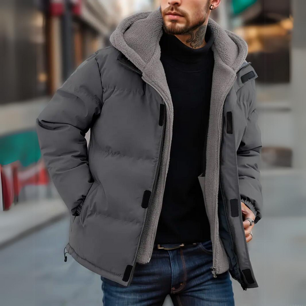 Dave - Lined Windproof Men's Jacket