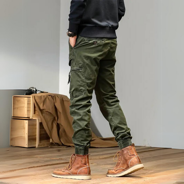 Tony - Slim-Fit Men's Cargo Trousers