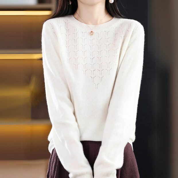 Annelies - Stylish Ribbed Knitted Sweater