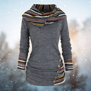 Maren - Tribal Hoodie Sweater