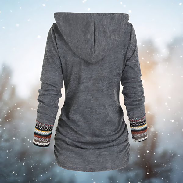 Maren - Tribal Hoodie Sweater