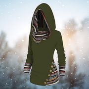 Maren - Tribal Hoodie Sweater