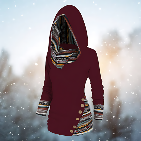 Maren - Tribal Hoodie Sweater