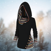 Maren - Tribal Hoodie Sweater