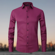 Chris - Slim Fit Long Sleeve Polo