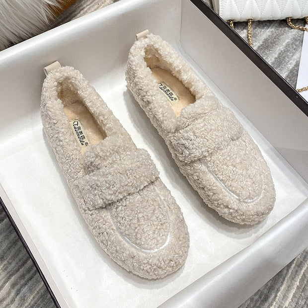 Mia - Teddy Loafers with Non-Slip Sole