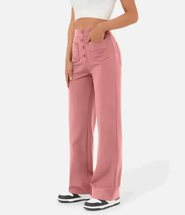 Kaya - High-Waisted Trousers