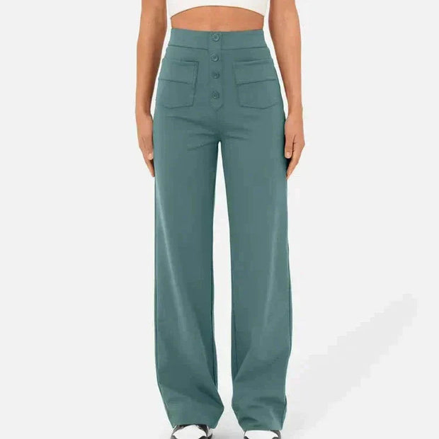 Kaya - High-Waisted Trousers