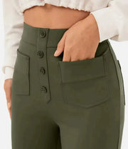 Kaya - High-Waisted Trousers