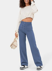 Kaya - High-Waisted Trousers