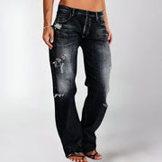 Nina - Comfortable flaired jeans